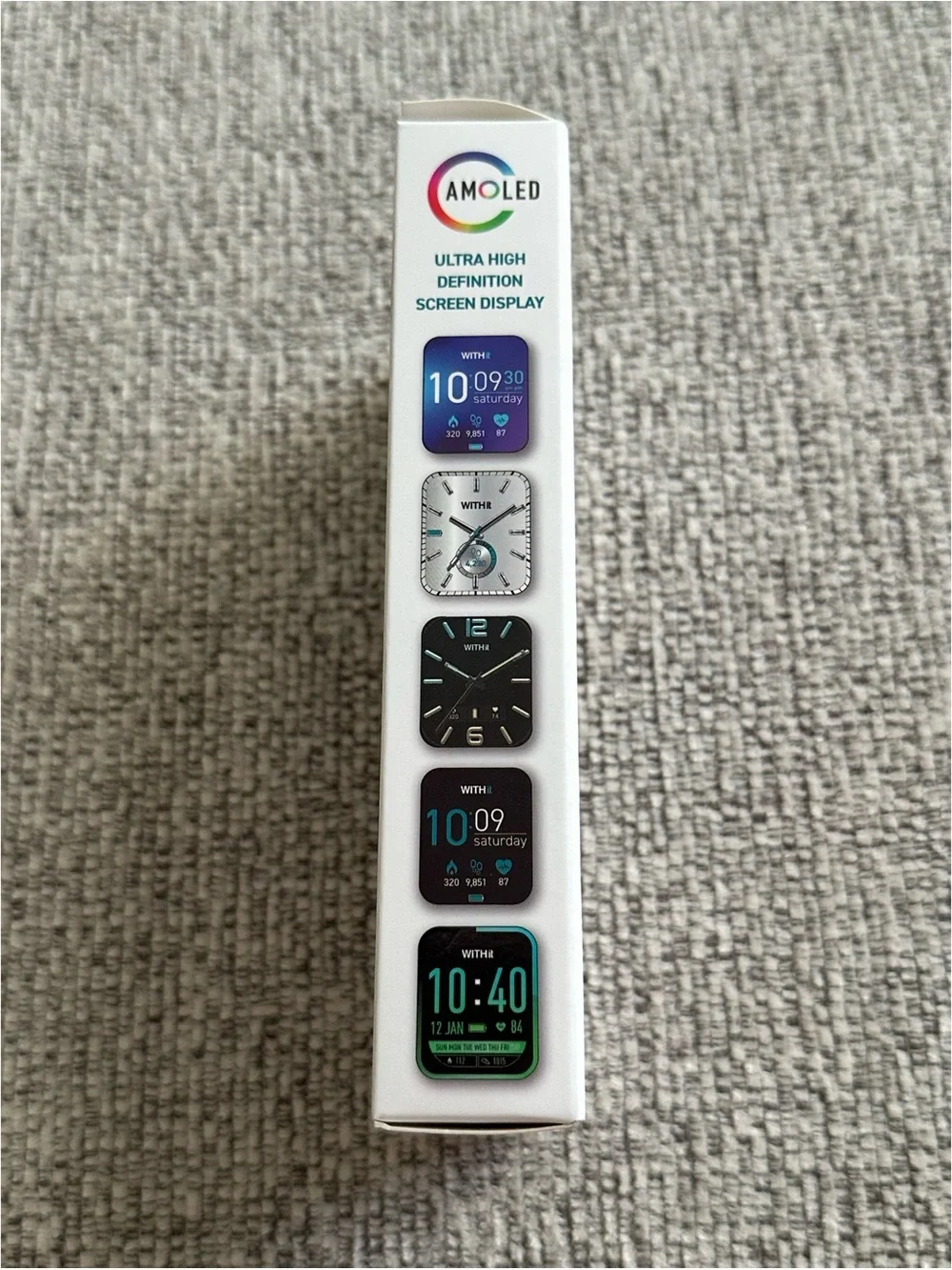 BRAND NEW WITHit Giga Bluetooth Smartwatch (Black) 2.04” AMOLED 48.5mm